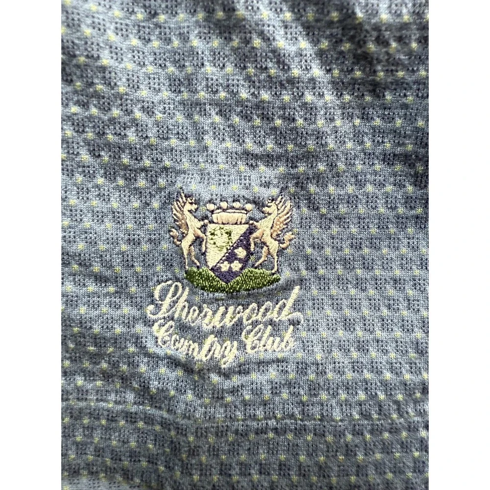 Nike Tiger Woods Polo Shirt Mens 2XL Blue Golf Williams World Challenge Sherwood - Picture 10 of 16